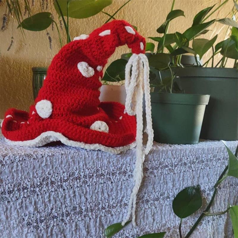 New Handmade Crocheted Cartoon Animation Style Personalized Fashionable Adult Hat