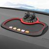 Tappetino antiscivolo multifunzionale 3 in 1 Supporto per telefono per auto Supporto per targa per auto Supporto per telefono antiscivolo per cruscotto