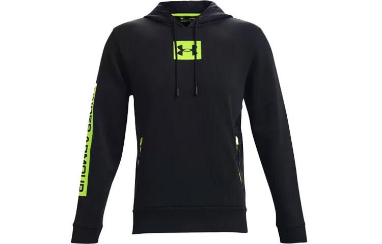 Under Armour Summit Sweatshirts Men s Black Hooded Moderate Regular 1366221-001 M