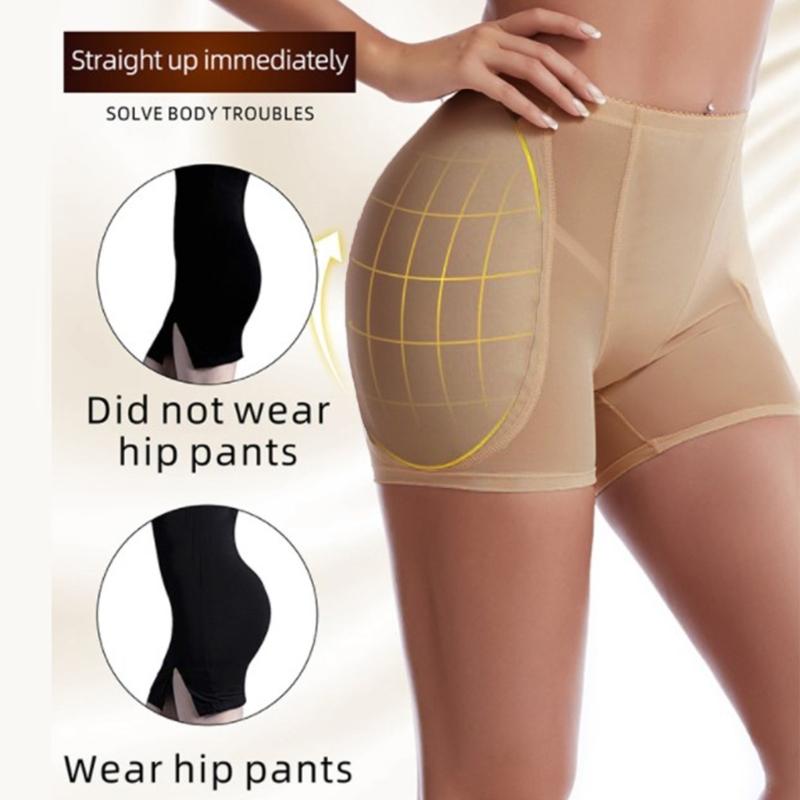 Padded Hip Enhancer for Women Shapewear Butt Lifter Underwear Push Up Panties High Waist Tummy Control Mesh Body Shaper
