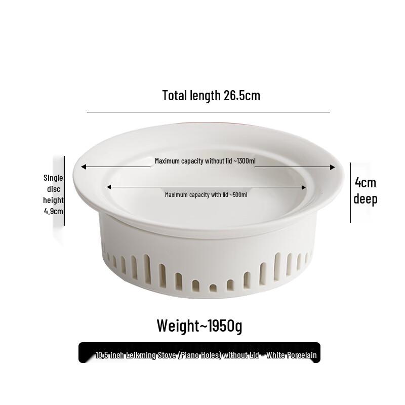 Commercial Ceramic Warming Deep Soup Plate