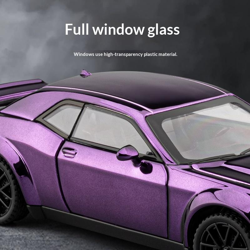 Challenger Hellcat STR alloy car imitates real American muscle car model boy toy car collection ornaments