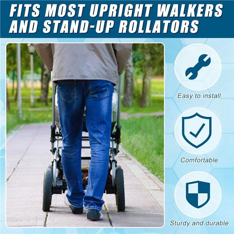 4 Pcs Rollator Armrest Pad Upright Walker Forearm Pads Black Walker Handle Cushions Stand Up Rollator Accessories