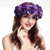 Halloween Rose Hair Band Hair Hoop Cosplay Costume Party Flannel Flowers Crown Headband Festival Hair Garland Wedding