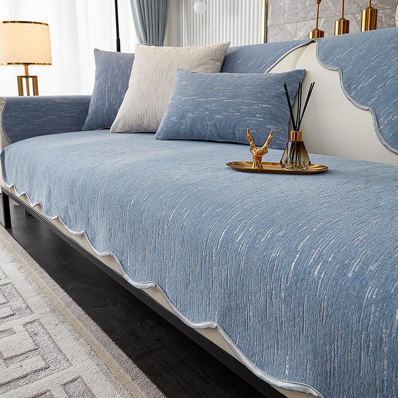 

Modern Jacquard Chenille Sofa Cover Couch Protector for Dogs Premium Sofa Cover for Living Room and Office Decor, Compatible with Armchair To 4-Seater 90*90cm