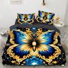 Luxury Bedding Sets 3d Digital Printed Retro Bohemian Butterfly 23pcs High Quality Duvet Cover Set Queen King Size Comforter