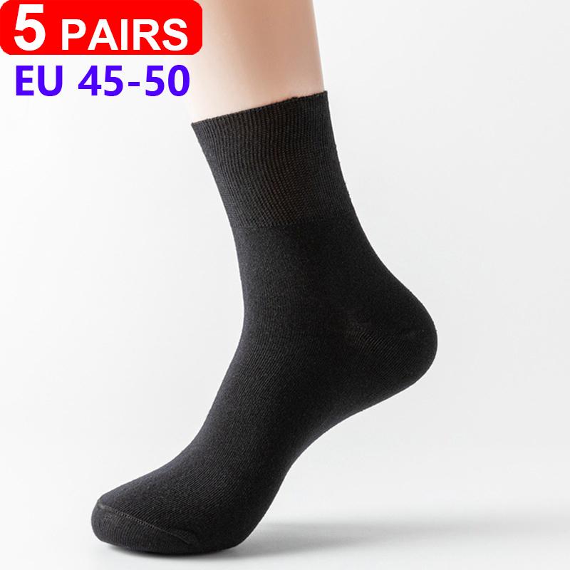 5 Pairs/pack Plus Size Prevent Varicose Veins Socks Women Diabetics Patients Cotton Loose Mouth Sock Men Women Comfortable Meias