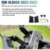 CHIFUN Windscreen Windshield Risers Adjusters for KLR650 KLR 650 2022-2025 CNC Aluminum Adjustable Motorcycle Windshield Mount Bracket Compatible