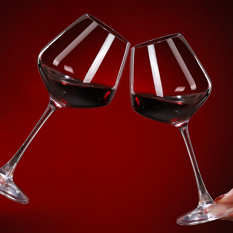BOLIDOMI Luona Crystal Burgundy Wine Set