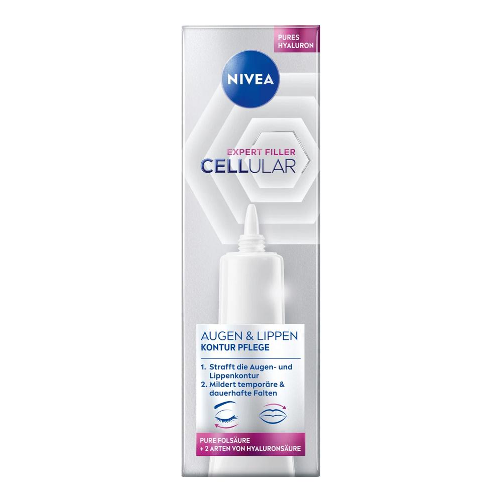 German Nivea Cellular Hyaluronic Eye & Lip Cream 15Ml