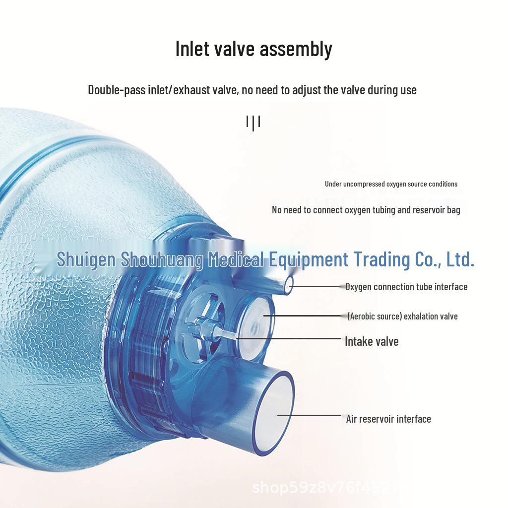 Adult & Pediatric Ambu Bag Resuscitator for First Aid