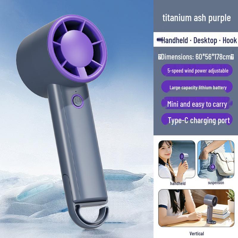 

Rechargeable 3-in-1 Mini Handheld Fan: High Wind Power, Multi-Speed, Portable, Outdoor Use. 60*56*178 cm