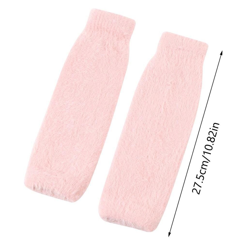Soft Long Wrist Gloves Arm Warmers Knitted Fingerless Gloves Arm Warm Gloves  Girl Boys