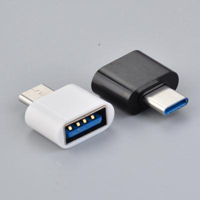 2 Stück High Speed Buchse Typ-C auf Stecker auf USB OTG Konverter für Flash