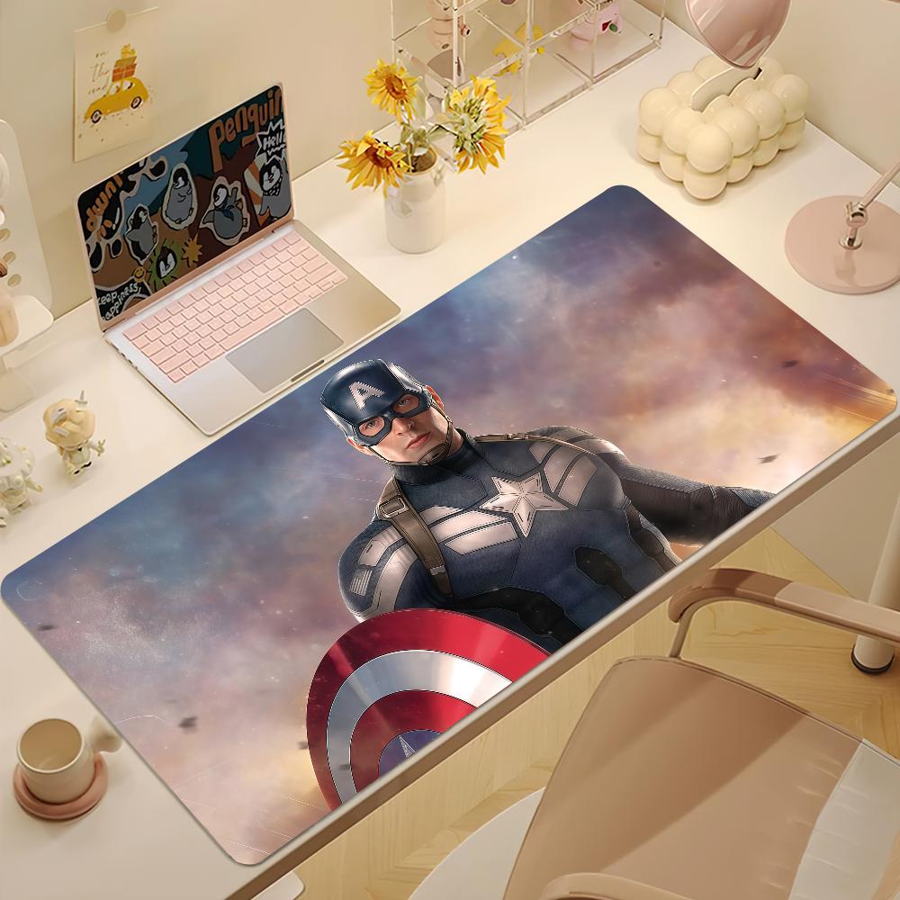 movie cool art CCaptain AAmerica ML Mouse Pad Nonslip Lockedge Thickened Desktop MousePad Large Comfort Gaming Office Student