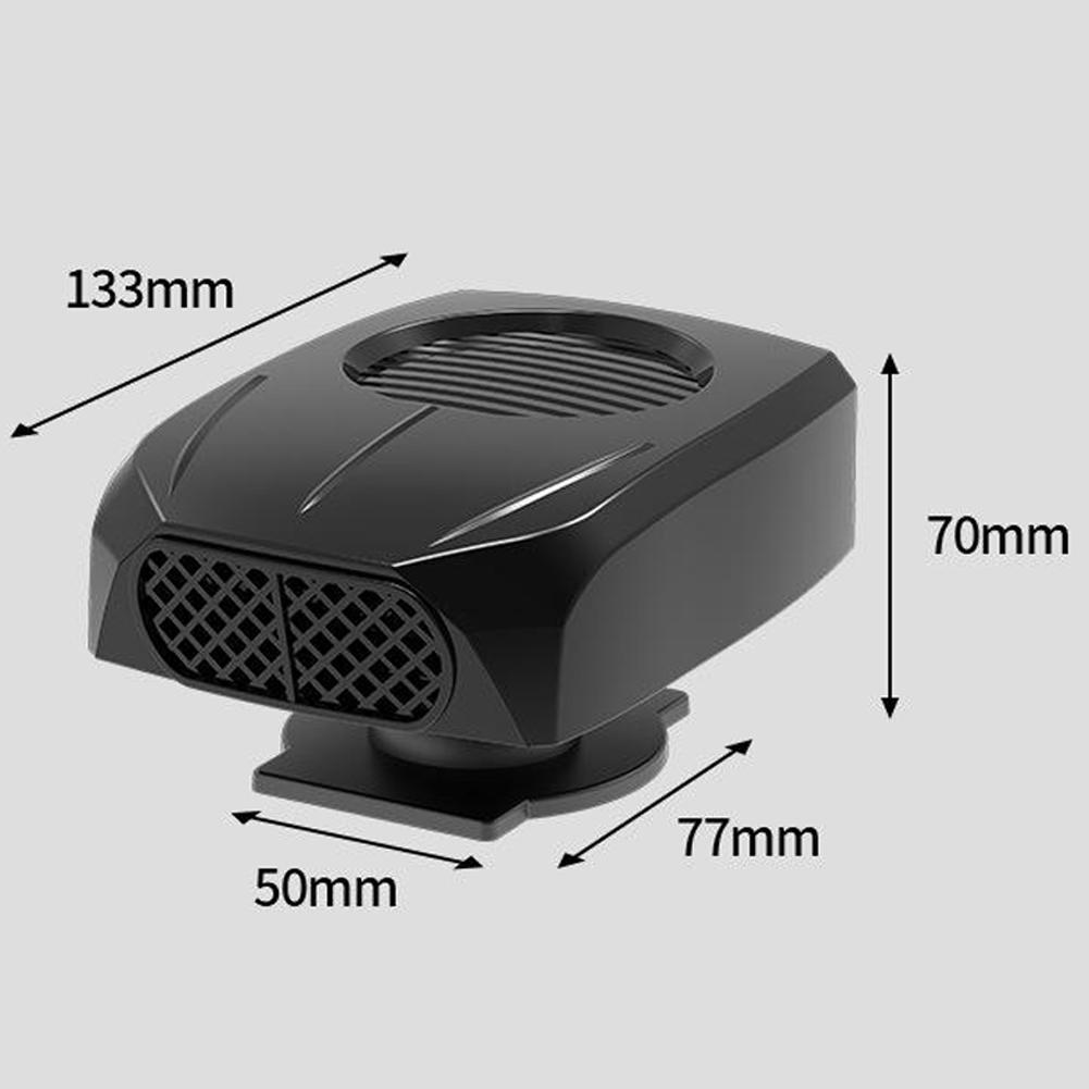 Car Heater Defroster Fans 12V/24V Car Heater Fan Fast Heating Auto Windshield Defroster Defogger Car Anti-Fog Heater Dryer