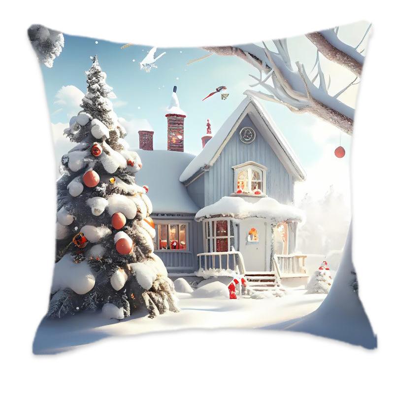 New Winter Christmas Series Home Fashion Pillow Sofa Bedroom Study Pillow Comfortable Soft Pillow