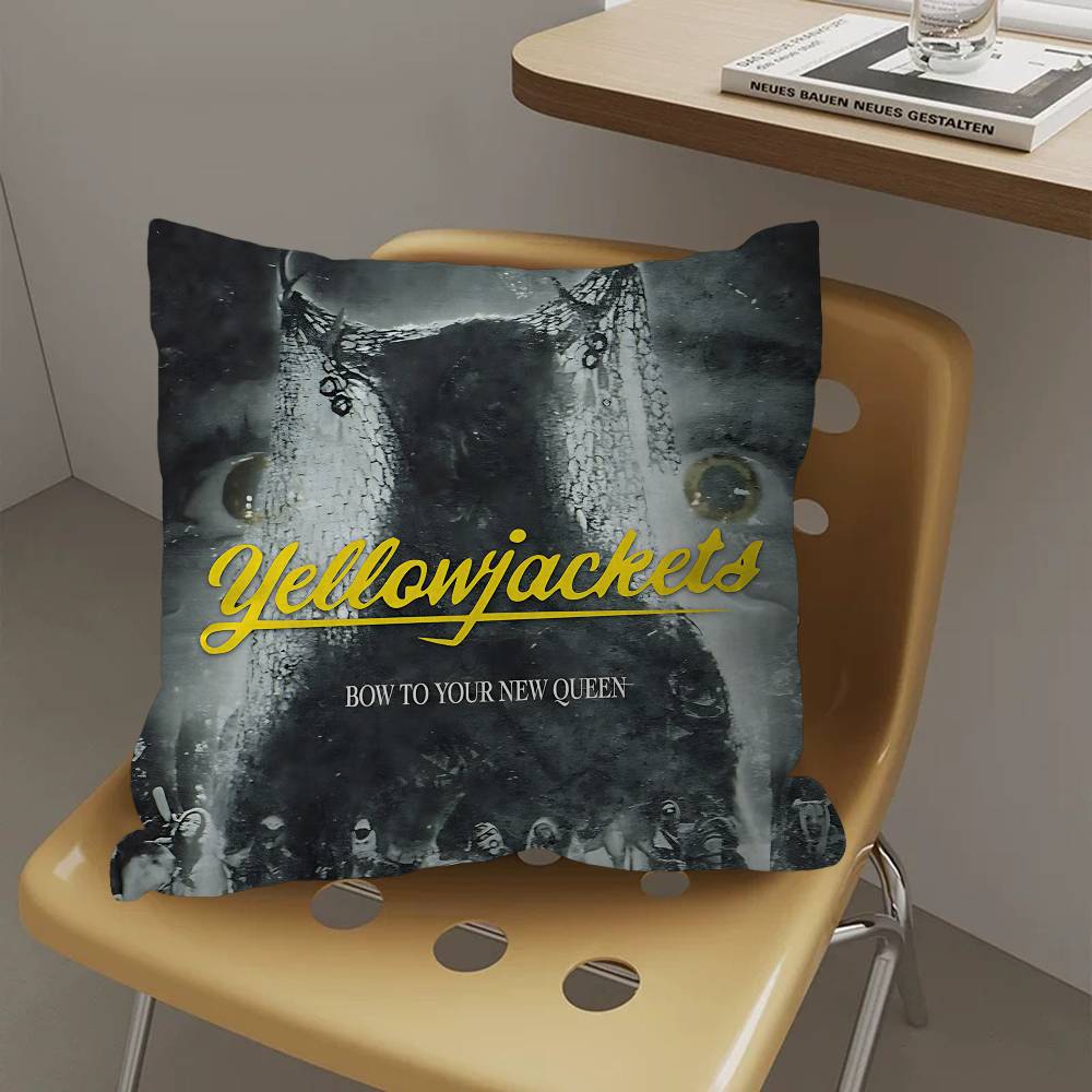 Psychological Horror Series Yellowjackets Personalized Picture Text Home Decorative Pillows Household Gifts 45x45cm
