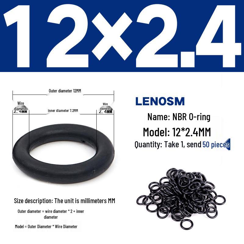 High-Pressure NBR Nitrile Rubber O-Ring Seal - Wear & Oil Resistant