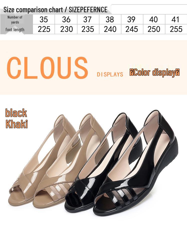 2024 Summer Women's Flat Sandals with Soft Sole - Comfortable Closed Heel, Open Toe Design for Moms