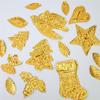 ABGR-10PCS Embossed Aluminum Foil Sheet Heavy Duty, 20X30cm Gold Silver Tin Foil Sheets Relief, For Christmas Art, For Arts B