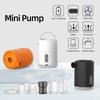Wireless Operation Portable Air Pump Compact Design USB Rechargeable Pump  Camping Equipment