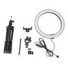26cm Selfie Ring Light High Brightness USB Rechargable LED Rim Lamp with Adjustable Tripod Stand for Live Stream