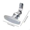 T Handle Door Lock Latch Replacement Multifunctional Simple Assembly for Garage Accessories