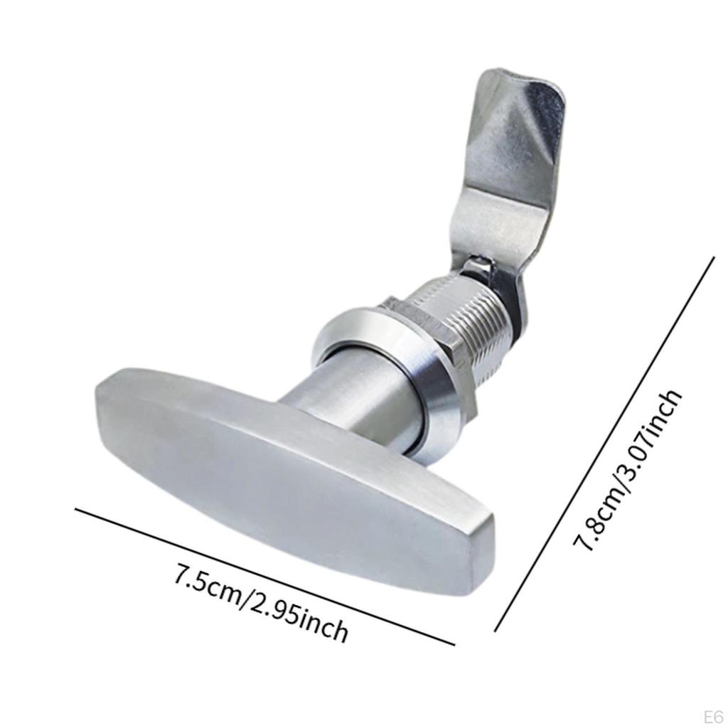 T Handle Door Lock Latch Replacement Multifunctional Simple Assembly for Garage Accessories