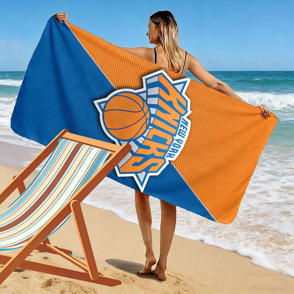 Basketball Team Logo Towel A must-have beach towel for beach travel
