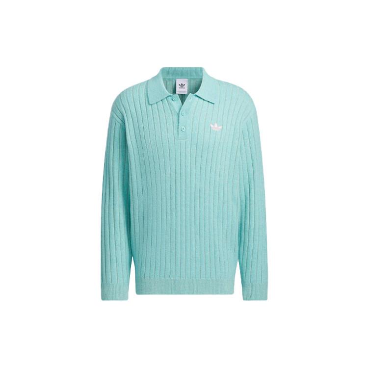 Adidas Originals V DAY Пуловер-поло Унисекс Простой Мятно-зеленый JE8280 XL