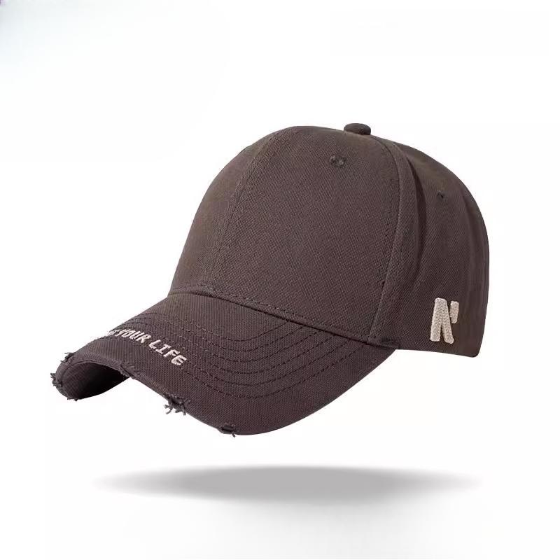 American Baseball Cap Women's Face Showing Small Duckball Cap Men's Trendy Brand Retro Hat Bigger and Deeper Hard Top Wide Brim