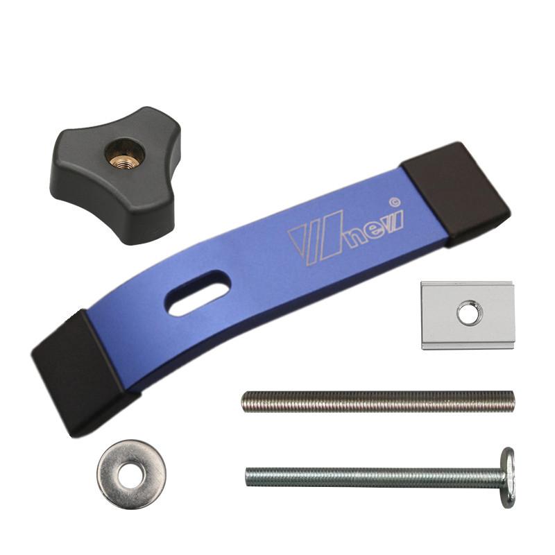 T-Track Hold Down Clamp Woodworking Chute Rail Table Saw Clamps High Strength Aluminum Alloy T Track CNC Router Clamp