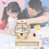 Wooden Diy Earthquake Alarm Model Kids Maker Hands-on Stem Educational Toy