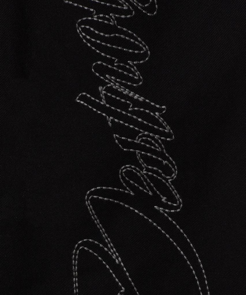 CRITIC Lettering Bermuda Pants Black