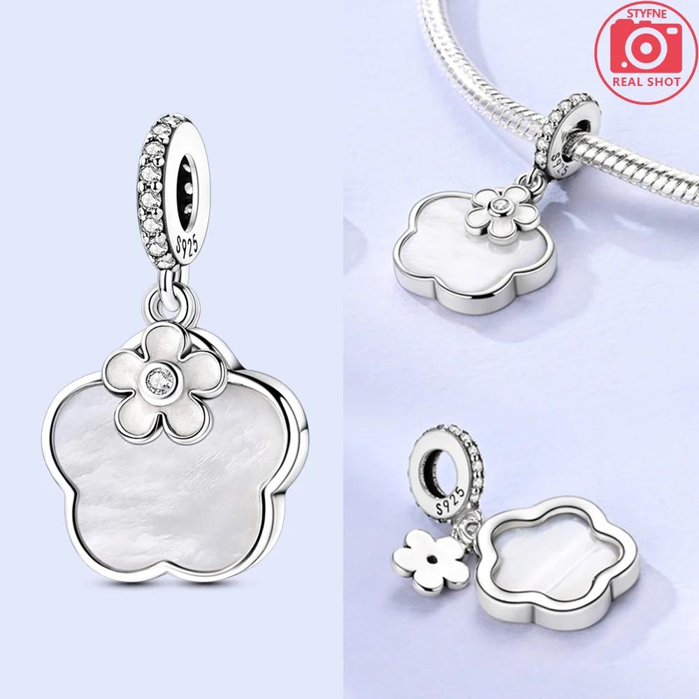 Frühlingsjuwel Kupferanhänger Schmetterling Libelle Blumen Anhänger Passend für Pandach Original Armbänder DIY Kleine Frische Schmuckstücke