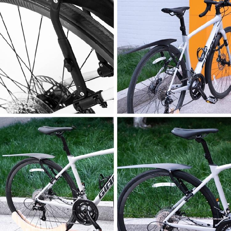 Verstellbares Rennrad Schutzblech Vorne / Hinten Schutzblech Mountainbike Schutzblech Kunststoff Fahrradschutzblech Einfach zu installieren