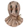 Party Costume Full Head Mask for Holiday Gatherings, Burlap-Look Horror Style for Pranks, Stage Scenes and Photos