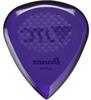 [Set of 5] Ibanez JTC1R-AMTPurple Guitar Picks, 2.5mm, Made of New Tritan Material, Highly Abrasion-Resistant Rubber Grip, Non-Slip
