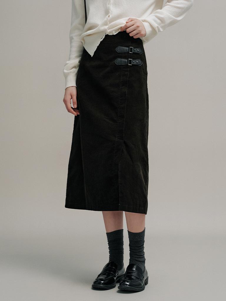Lenina Verite Corduroy Skirt_2Colors