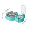 Dog Cat Bowl Food Feeder and Waterer Kit Nonslip Bottom, for Small Medium Puppy Kitten, Pet Water