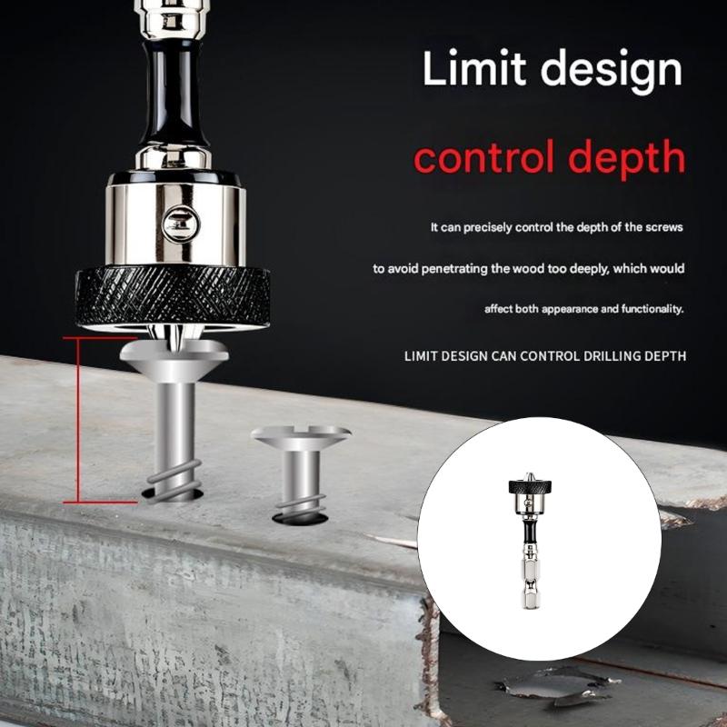 Magnetic Positioning Screwdriver Bit Gypsum Board Plasterboard Screws Locating Drilling For Power Tool