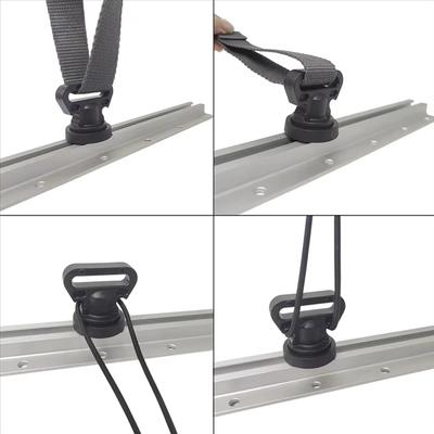 6/9/12inch Low Profile Track Install T-Bolt From The Center Kayak Track for Fishing Rod Holder Kayak Gear Track