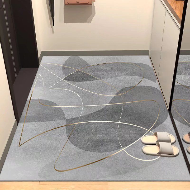 Entrance Mat Foyer Bathroom Non Slip Foot Pad Bedroom Dirt Resistant Living Room Carpet