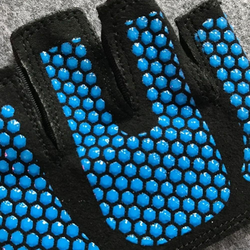 1 pair Breathable Gym Half Finger Gloves Anti-slip Fitness Gloves Cycling Gloves  Outdoor