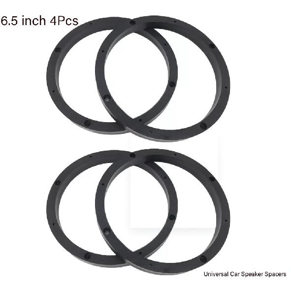 4 Pcs Universal Car Stereo Speaker Spacer 6.5 Inch Adaptor Ring Mounting Bracket