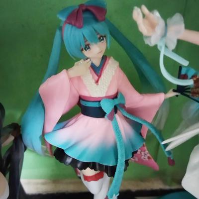Original Model Noodle Stopper Hatsune Miku 20cm Flower Fairy Anemone Figure Anime Figurine Collections Toys Gifts