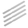 10pcs Stainless Steel Nail Files with Anti Slip Handle 4 Sides Double Sided Metal Nail Files 130mm