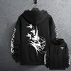 Men's Ancient Raven Print Pullover 2025 Brand New Black Sweatshirts Autumn Winter Male Daily Casual Sporty Jogging Hoodie