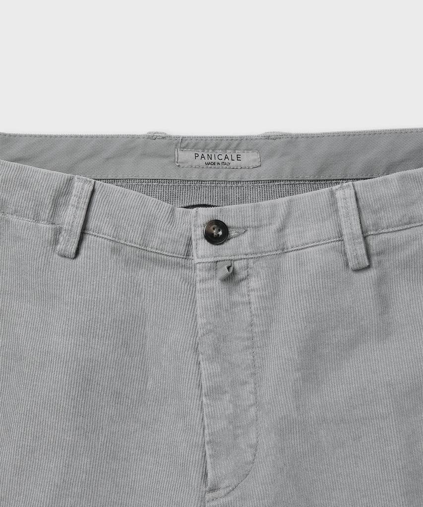 PANICALE Regular Slim Fit Corduroy Pants [Gray]